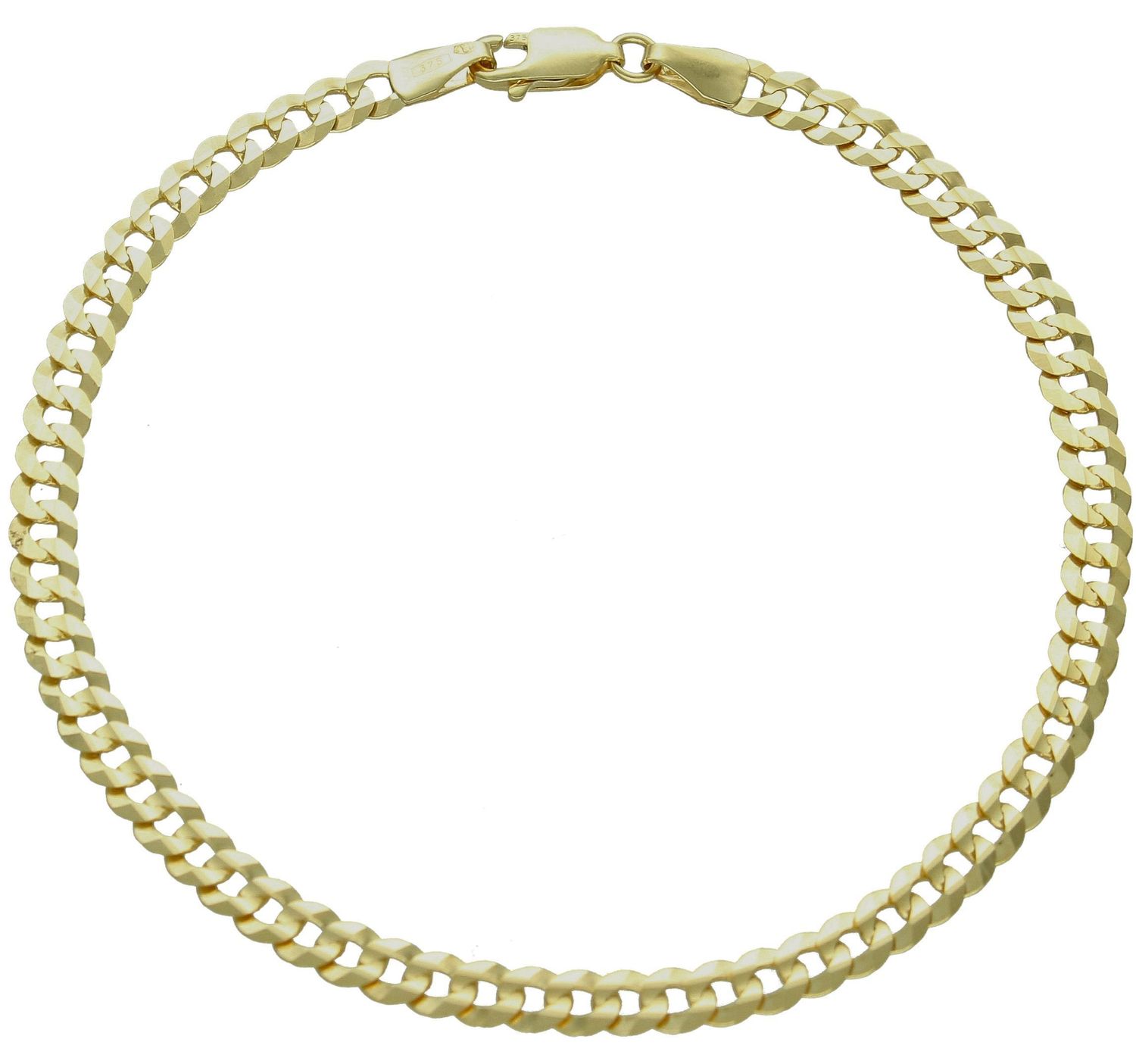 Bransoletka złota pancerka próba 375, BR 948 375 4mm Złota bransoletka wykonana z 9 karatowego żółtego złota. Bransoletka to idealny pomysł na prezent. Złota biżuteria o oryginalnej formie okrągłych ogniw.jpg